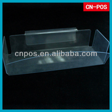 displaying hard pvc holder for supermarket