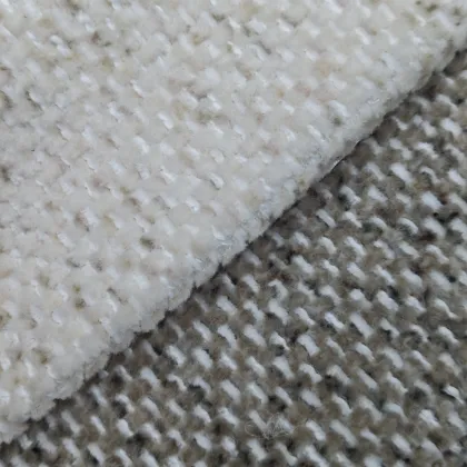 Mixed Color Textured Chenille Upholstery Fabric