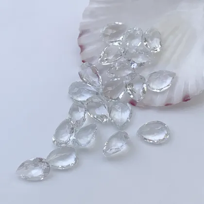 White Topaz Faceted Loose Top Quality White Topaz