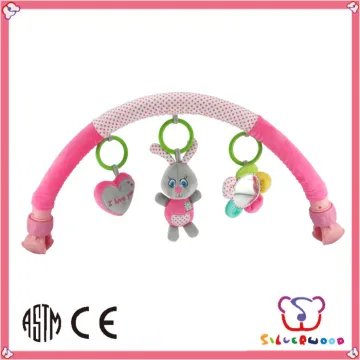 GSV certification cute animal safe baby crib hanging toy