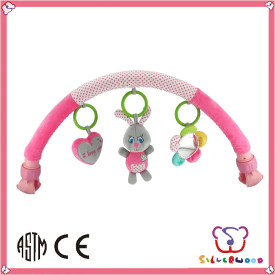 GSV certification cute animal safe baby crib hanging toy