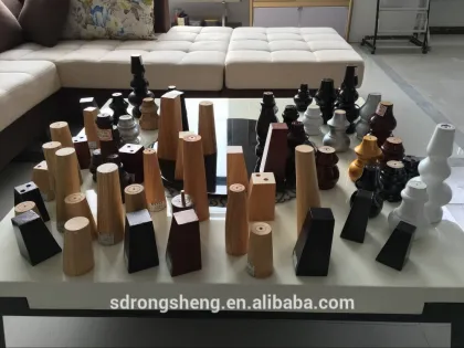 Beech Solid Wood Furniture Feet strong solid wood leg