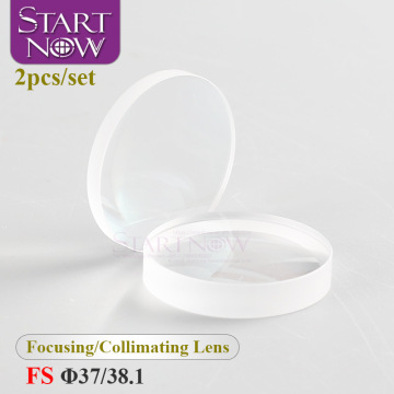 2pcs/set laser focus collimator fokus lens