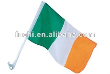 Polyester Ireland Flag, Ireland National Flag, Ireland Car Flag In Stock