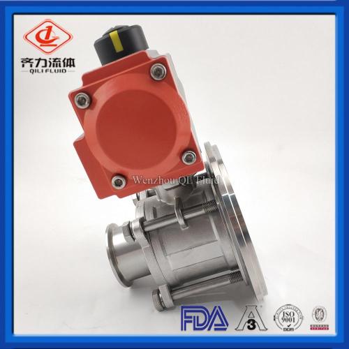 Pneumatic tank bottom ball valves