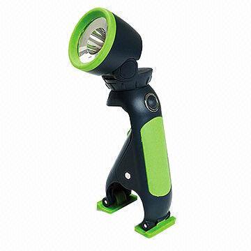Robot LED work light with clamp and swivel head