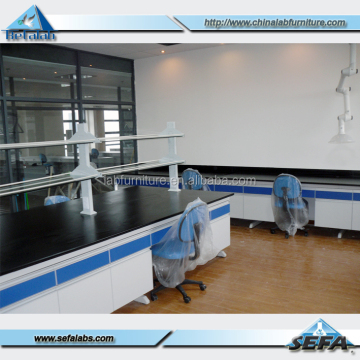Epoxy Resin Lab Table with Regent Shelf and Sink - Saudi Arabia