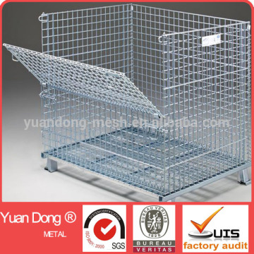 Foldable Wire Storage Basket/ Warehouse Storage Basket