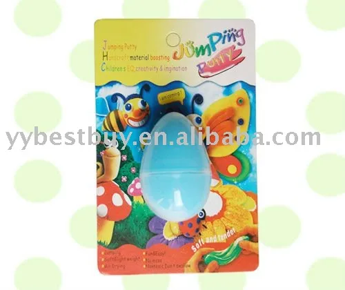 egg shaped play dough/jumping putty set