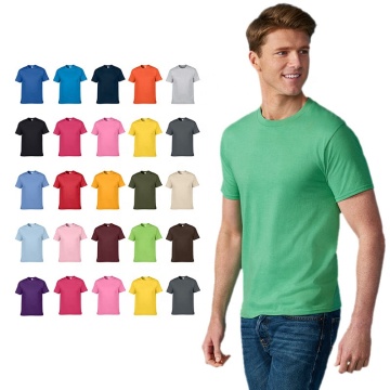 Custom High-Quality Cotton Round Collar Short Sleeve Work Shirt for Advertising