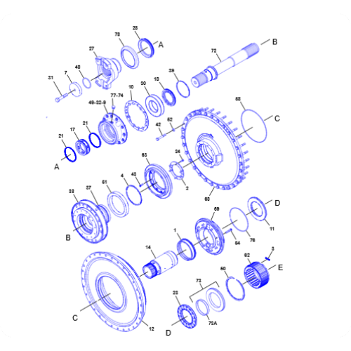 Loader 789B Stator Bracket 1165812/116-5812