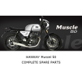 HANWAY MUSCLE 50 Komplett motorcykel reservdelar