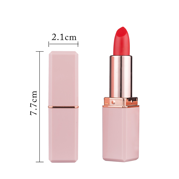 Multi-Colored matte pink lipstick