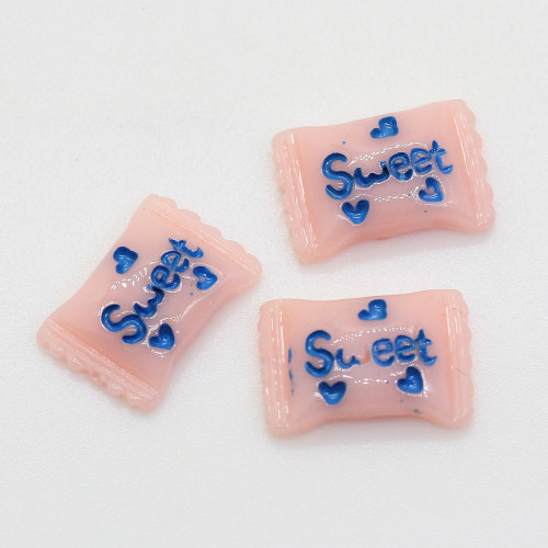 Sweet Light Color Candy Cube Resin Beads Sugar Cabochon Flatback Items For Kids DIY Phone Shell Decor Στολίδια διακοπών