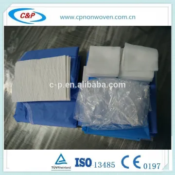 Universal angio surgical packs
