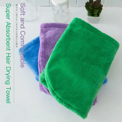 Quick Dry Microfiber Wrap Hair Drying Cap Towel