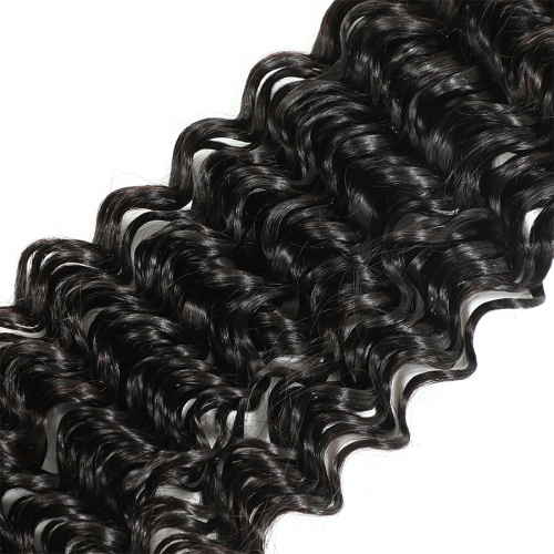 Deep Wave Brazilian Human Hair Bundles Free Sample Virgin Cuticle Aligned Human Hair Extensions Raw Hair Weave Bundles For Women