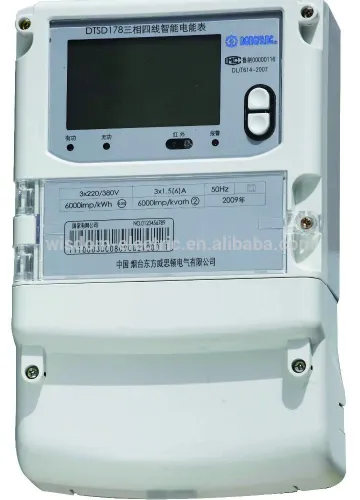 Three Phase Prepayment Smart Energy Meter For Substation Application ...