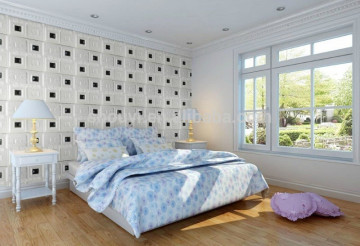 fabric headboard background wall panel