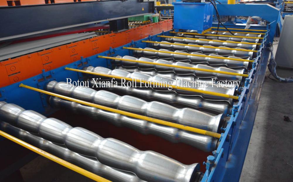 Roof Profile Double Panel Roll Forming Machine