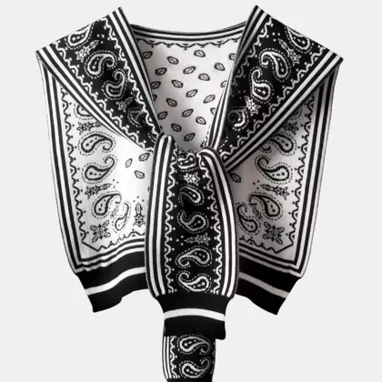 Spring and Autumn Internet Celebrity Knitted Small Shawl