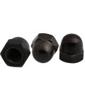 Black Zinc-Plated Acorn Cap Nuts Dome Head Decorate Nut