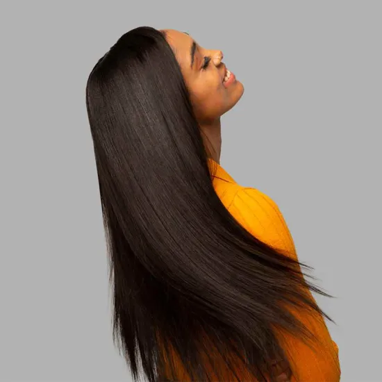 Great Quality Cuticle Aligned Thick Full Brazilian Human Hair Bundle, Virgin Brazilian Hair Bundles With Lace Frontal