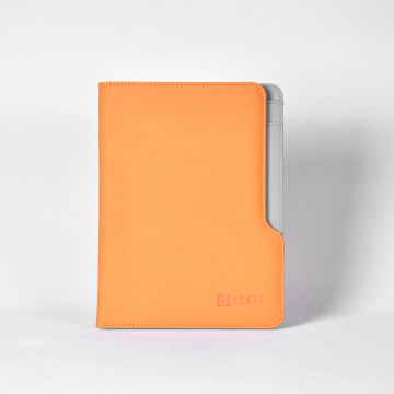 Hot Selling Custom Logo PU Leather Notebook with Card Slots and Pen Loop