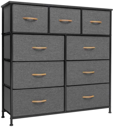 9 fabric drawers storage organizer with drawers