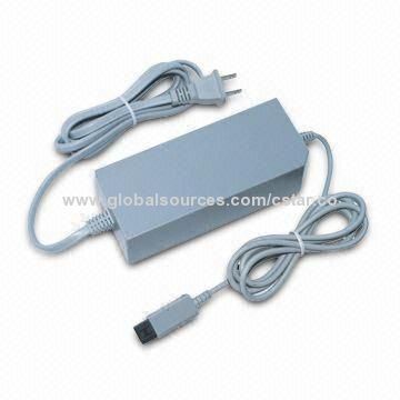 AC Adapter for Wii Console, 100 to 24V AC Input Voltage and 12V DC, 3.7A Output Voltage