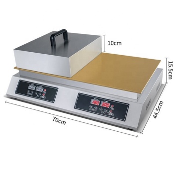 Electric Digital Copper Plate Nonstick Commercial Pancake Souffle Maker Machine