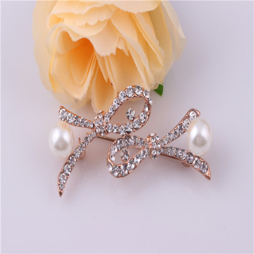 Mothers Day Gifts Pearl Rhinestones Brooch Pin Fq-B-975416