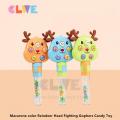 Nouveauté Macarone Color Rendeer Head Fighting Gophers Toy