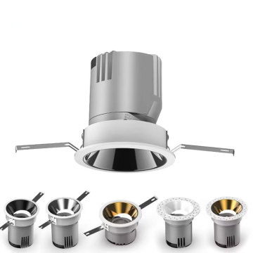 ERDU Trimless LED Wall Washer Spotlight - Adjustable Ceiling Recessed Mini Dimmable Light