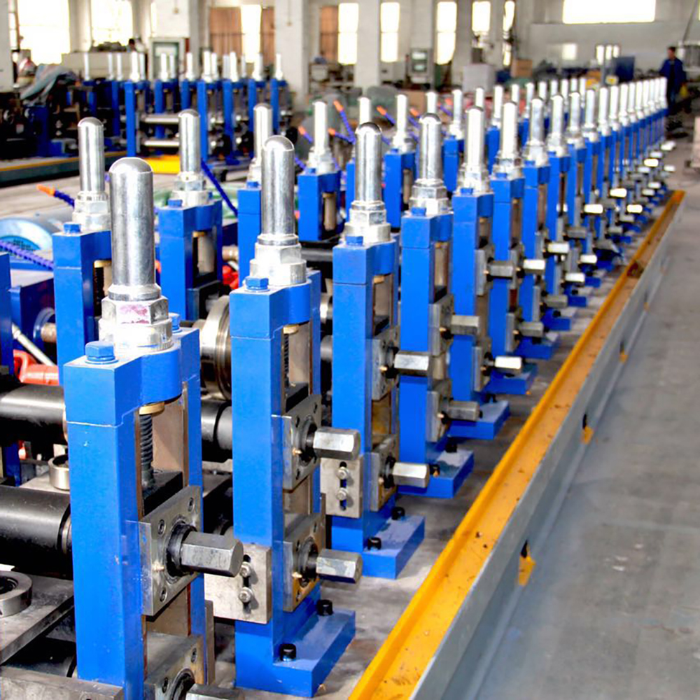 Metal steel high frequency welded pipe making machine