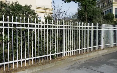 high quality W/D section steel ornamental fence