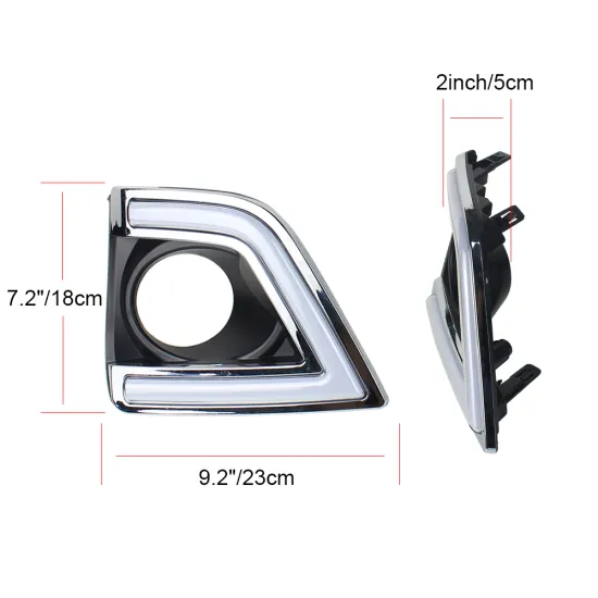 2014-2016 LED Daytime Running Light DRL Amber Turn Signals for Toyota Corolla