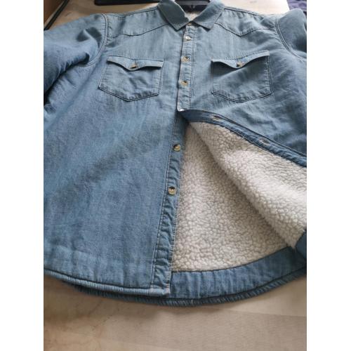 China Men Denim Long Sleeve Shirt Factory