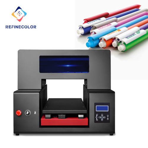 Refinecolor Factory Direct Sale High Resolution Digital Flatbed Automatic Uv Led Inkjet Printer Size a3 a2 Uv Printer