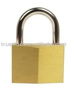 Rhombic Brass Padlock