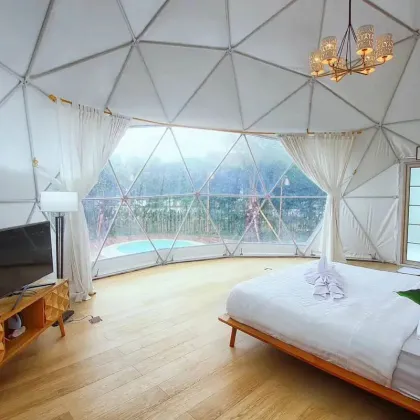 Luxury Glamping Tents: Waterproof Dome Hotels for Outdoor Resorts