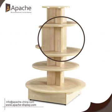Multilayer Round Display Shelf for Supermarket
