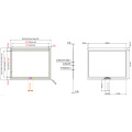 21,5 дюйма Проектированный емкостный сенсорный экран