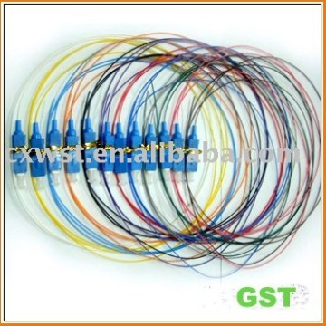 SC fiber optic pigtail 12 colors