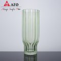 Colorful Vertical Stripes Glass Water Cup Juice Cup