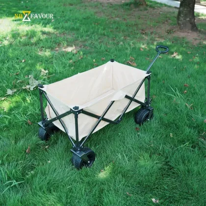 Nb-Favour Large Capacity Beach Trolley Waterproof Cart for Outdoor Sports Shopping Camping