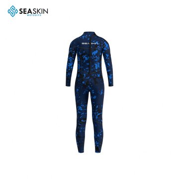 Zeegust aangepast één stuk kinderen 2,5 mm duiken snorkelende kinderen wetsuit