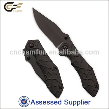 Plastic Handle Balck Folding Knife