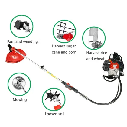 Portable Bush Cutter: Farm and Garden Bush Cutter Machine Lawn Mower