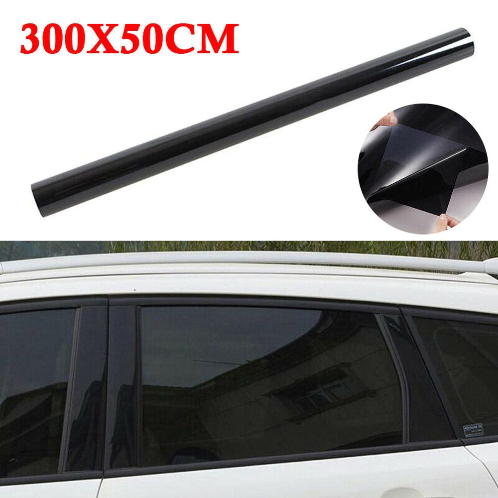 Car Window Tint Film Home Window Glass Building Black Tinting Film Roll Side Window Solar UV Protection Sticker Curtain Scraper